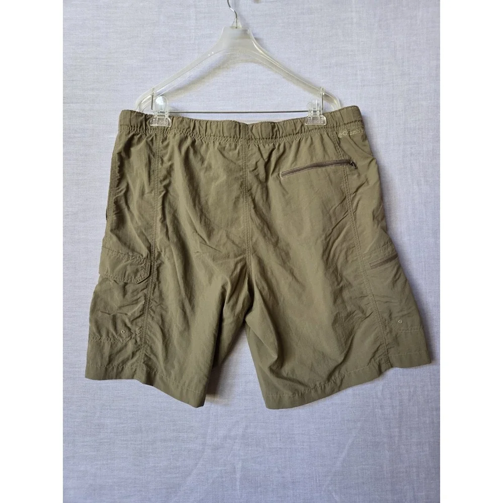 Columbia Belted Hiking Cargo Shorts Mesh Lined Men's Size Large Swim Lined - Picture 15 of 15